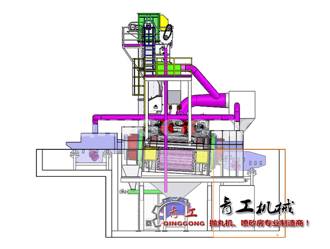 連續(xù)履帶拋丸機(jī)